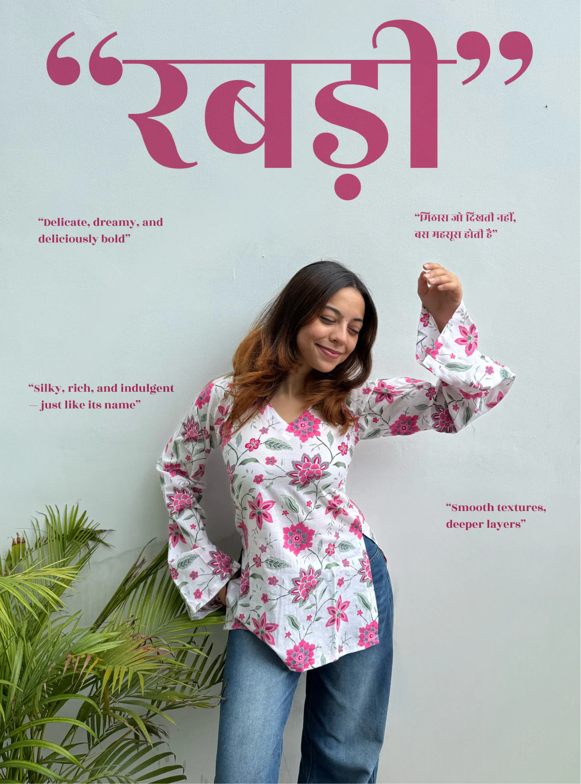 Rabri Bell Sleeves Kurti by Kurti Kudi