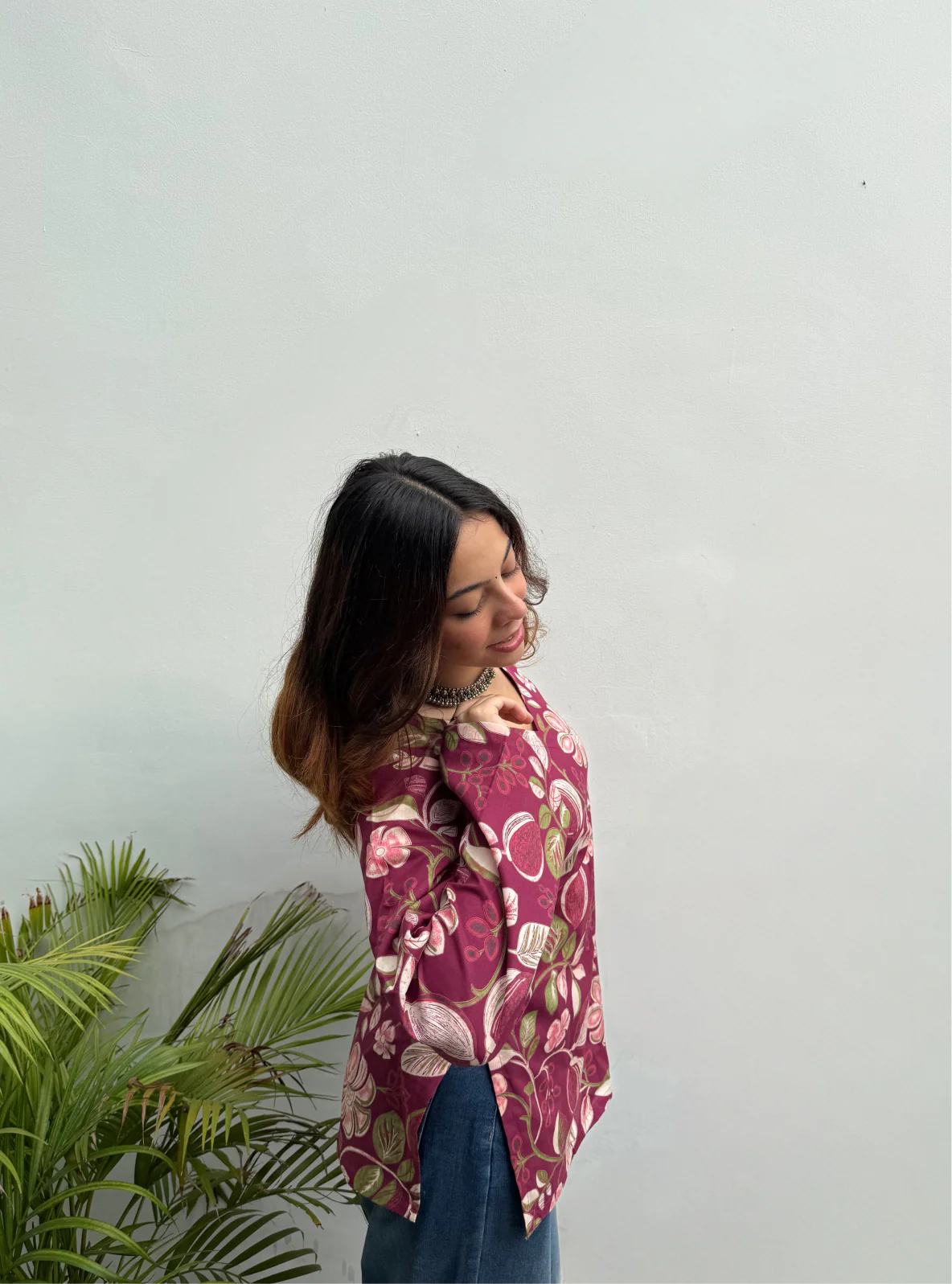 Rudrani Bell Sleeves Kurti by Kurti Kudi