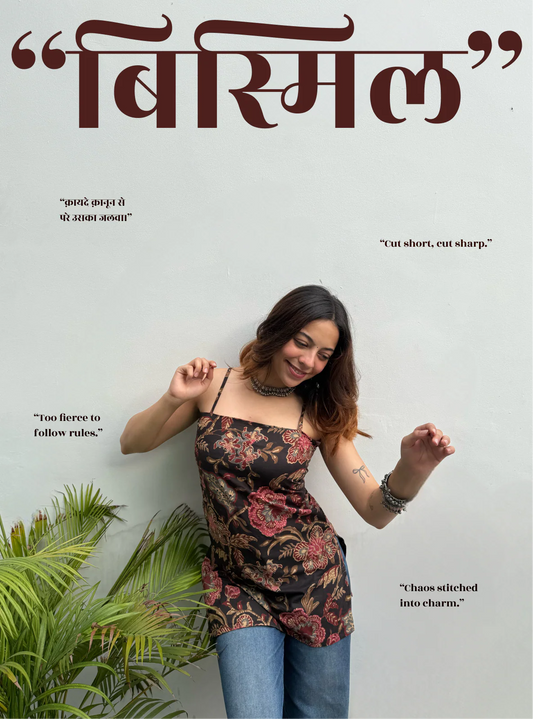 Bismil Short Kurti by Kurti Kudi