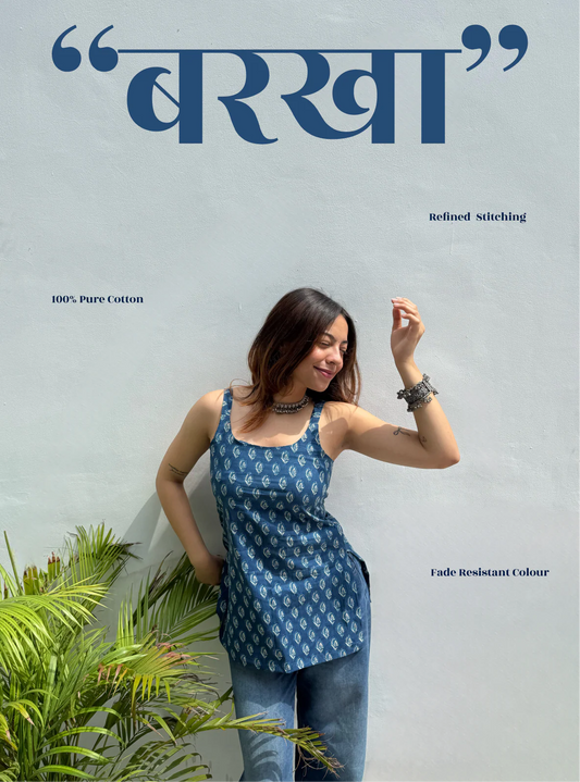 Barkha Short Kurti by Kurti Kudi