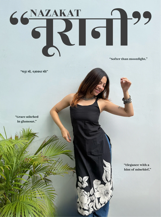Noorani Nazakat Long Kurti by Kurti Kudi