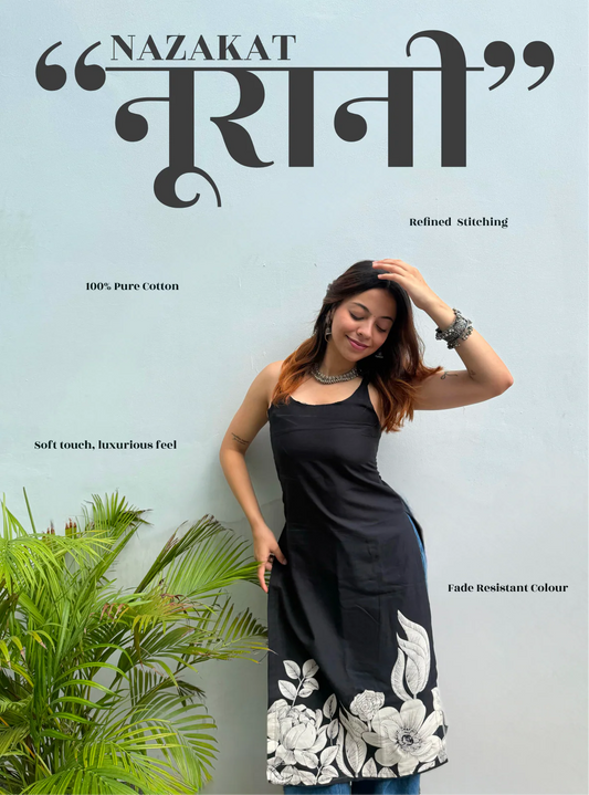 Noorani Nazakat Long Kurti by Kurti Kudi