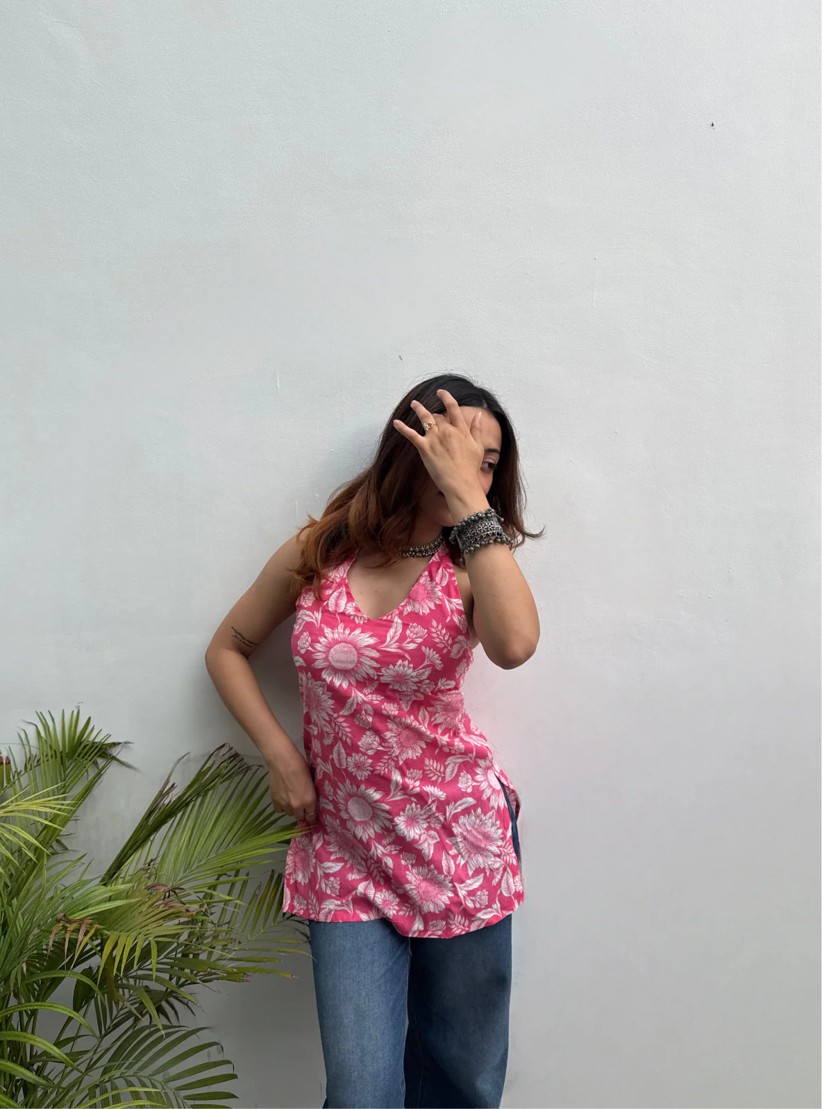 Samayra Halter Neck Kurti by Kurti Kudi